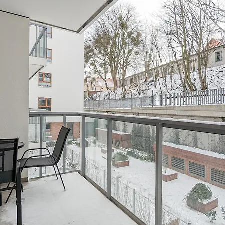 Bright Beige With Furnished Balcony And Parking In By Renters Gdansk